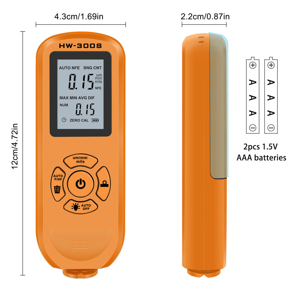 Paint Thickness Gauge - Misuratore digitale dello spessore del rivestimento
