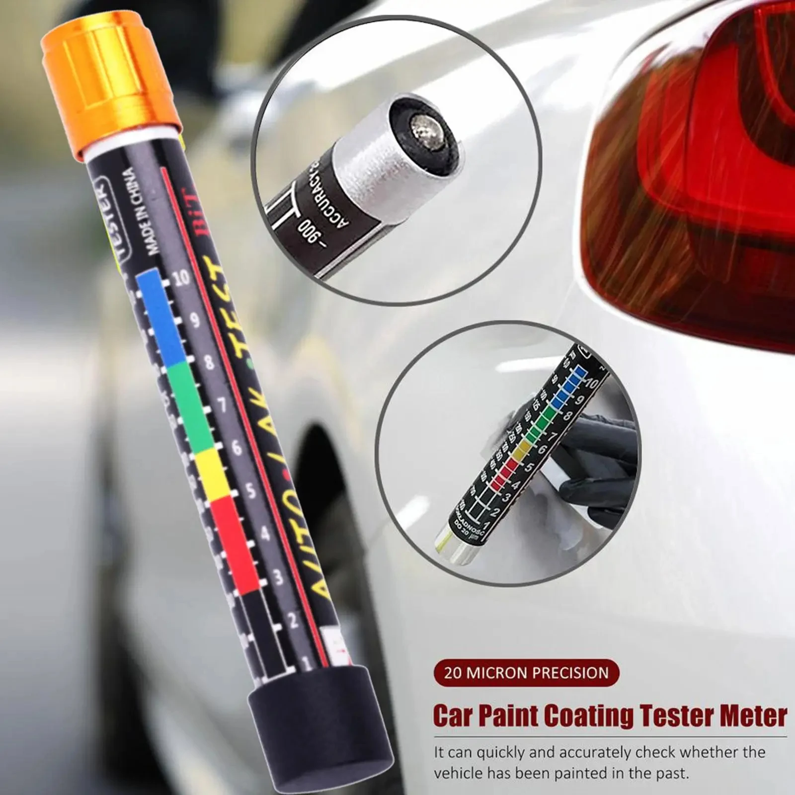 Paint Thickness Gauge - Misuratore di Spessore Vernice Auto con
