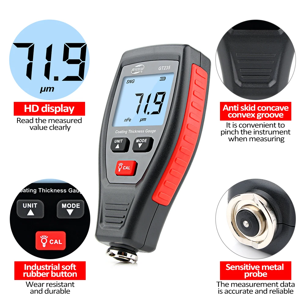 Misuratore di spessore del riv - Paint Thickness Gauge recensione e prezzo