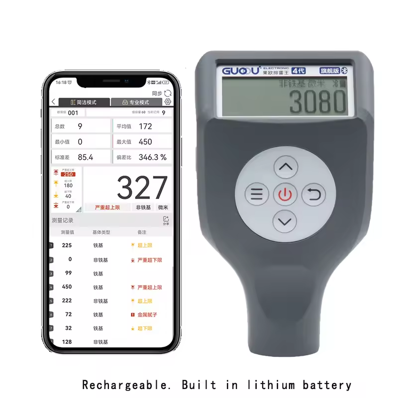    0-3000μm 0.1μm Fe NFe Sond - Paint Thickness Gauge recensione e prezzo